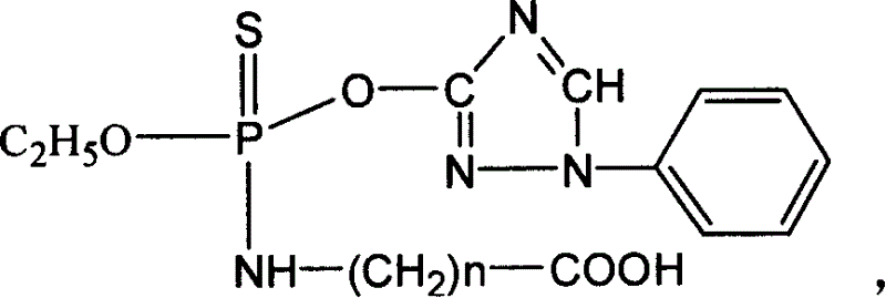 Triazoline artificial semi-antigen, antigen, specific antibody and use thereof