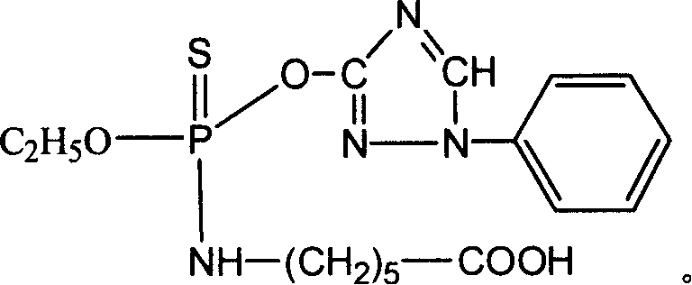 Triazoline artificial semi-antigen, antigen, specific antibody and use thereof