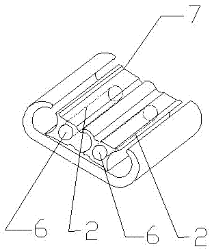 Overheating alarm wire clamp