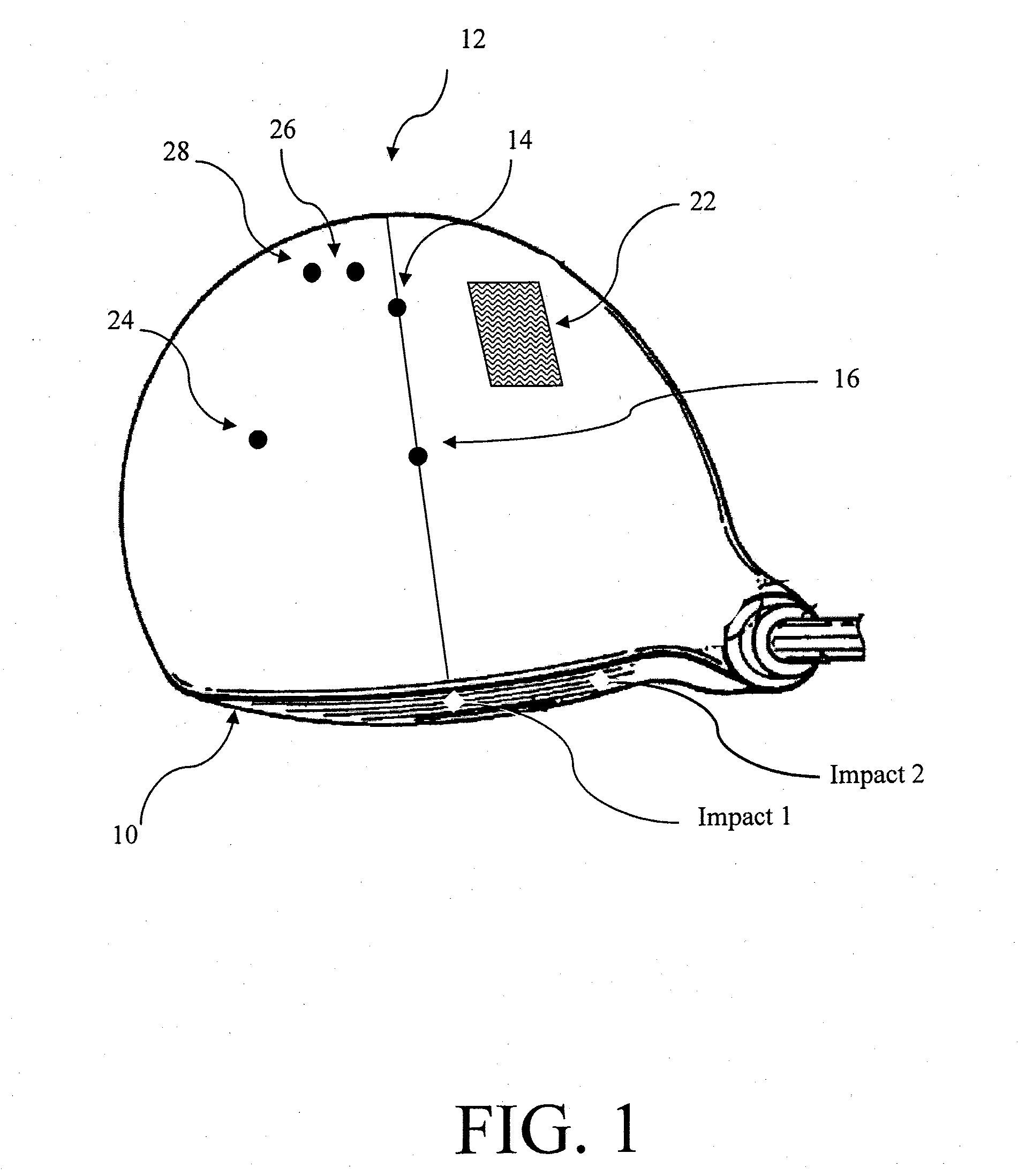 Golf club head comprising a piezoelectric sensor