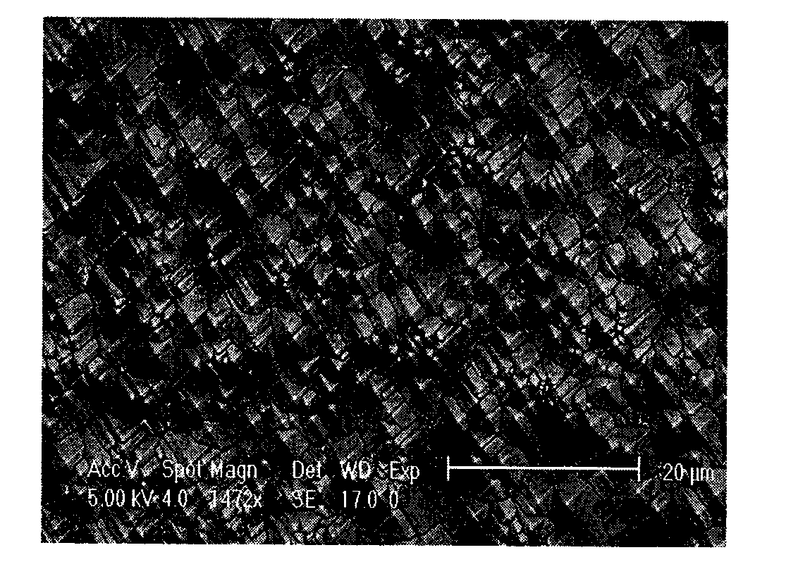 Method for preparing monocrystal silicon textured surface