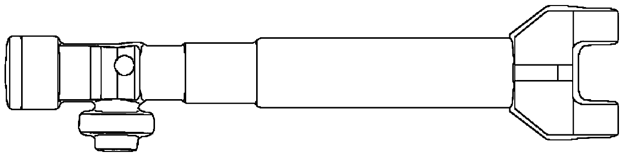 Combined forging method for 300m steel rocker arm forging