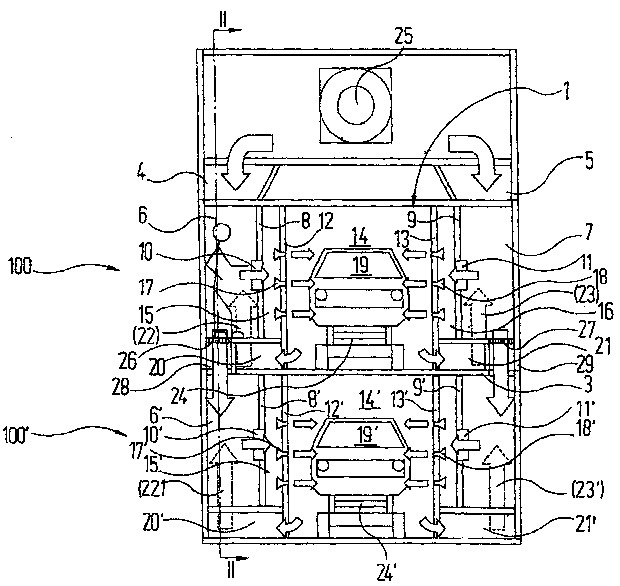 Device for controlling the temperature of objects