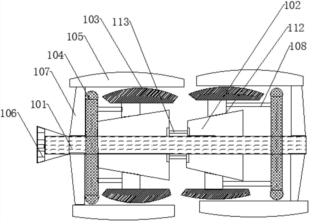 Automatic cable rolling mechanism for new energy automobile charging pile