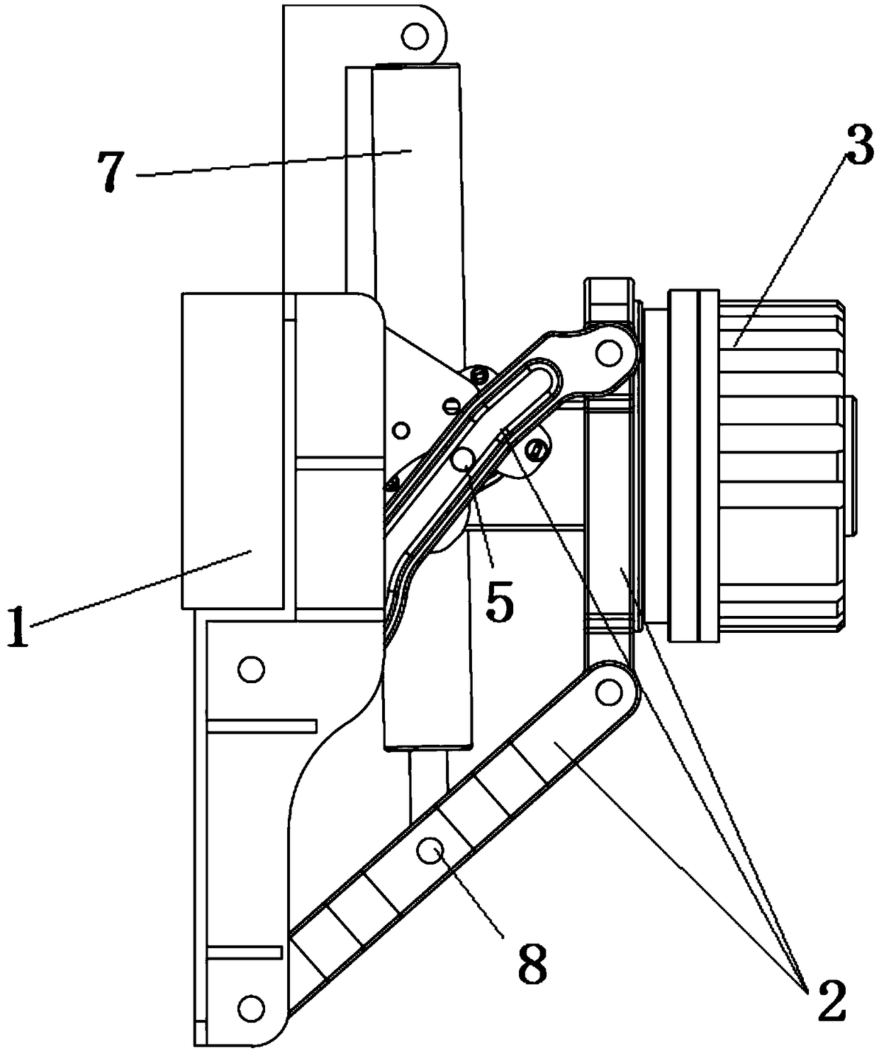 Wheeled vehicle boost system adopting multiplexing power, chassis structure comprising wheeled vehicle boost system and automobile