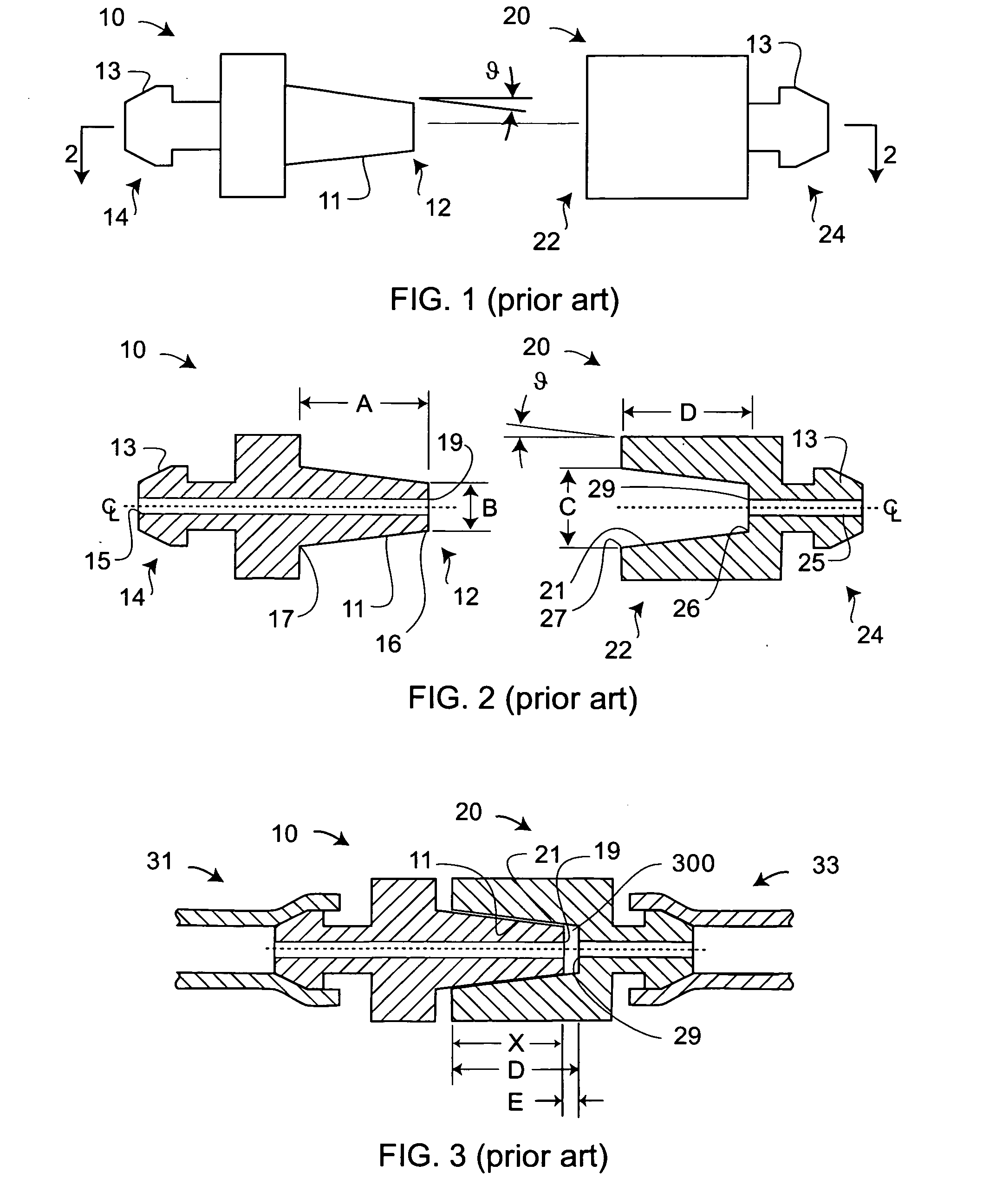 Low-volume fittings