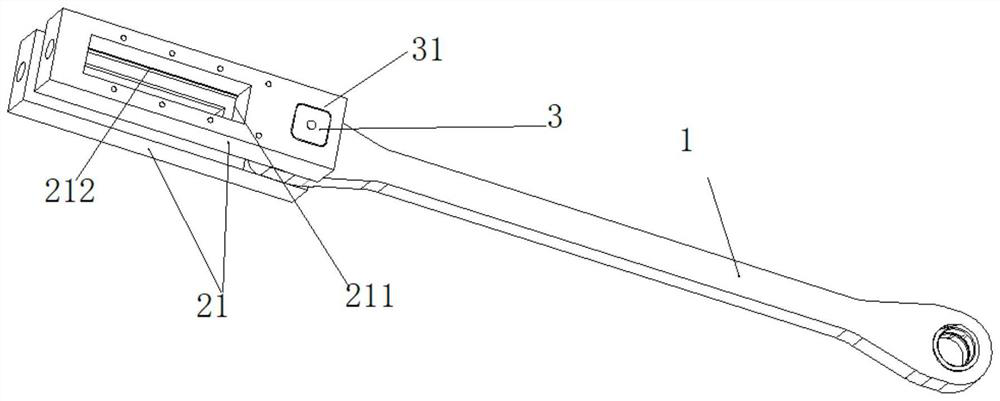 Pull rod device used for steel tapping machine and assembling method of pull rod device