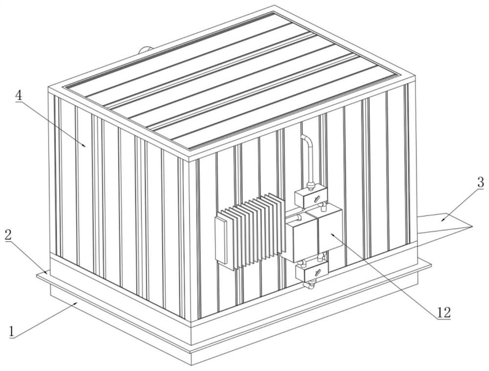 An energy-saving and environment-friendly baking paint booth for car beauty