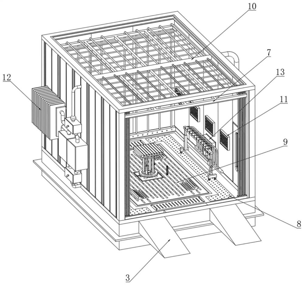 An energy-saving and environment-friendly baking paint booth for car beauty