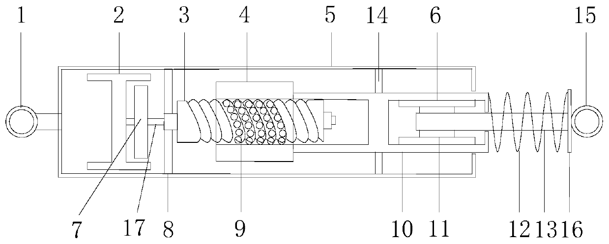 Tuned electromagnetic inertial mass damper