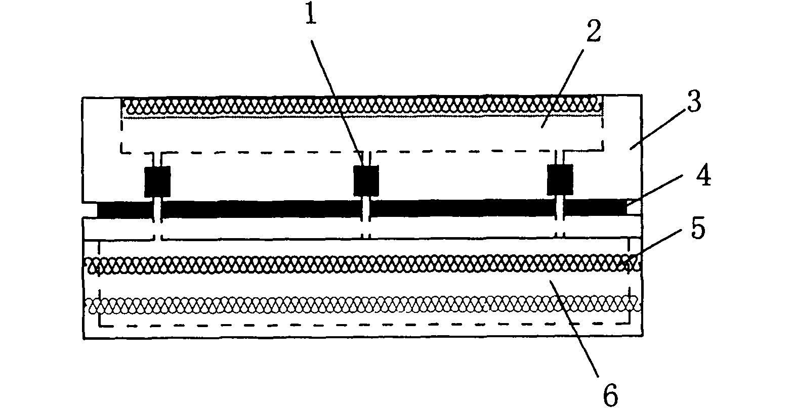 Oil shielding device for evaporation