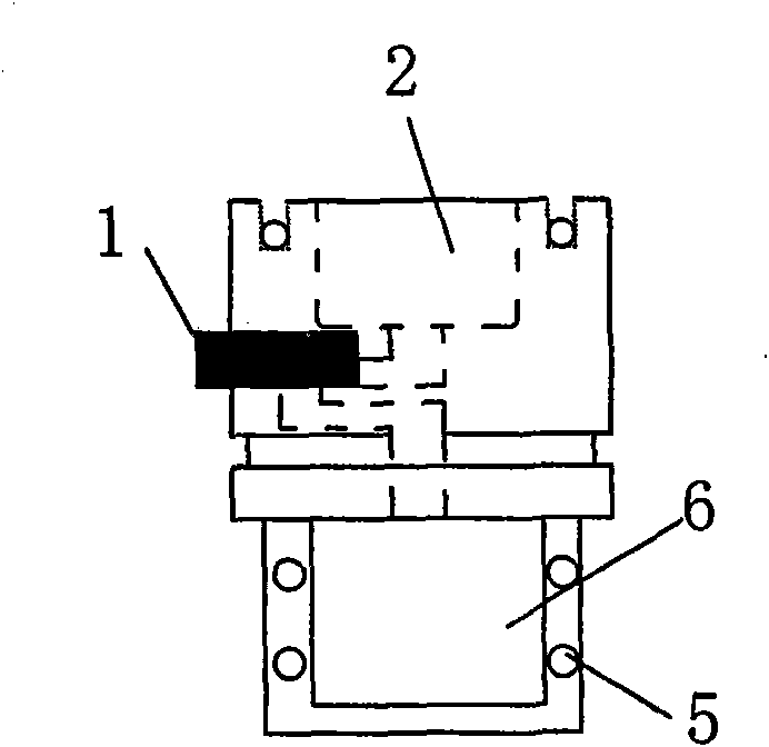 Oil shielding device for evaporation