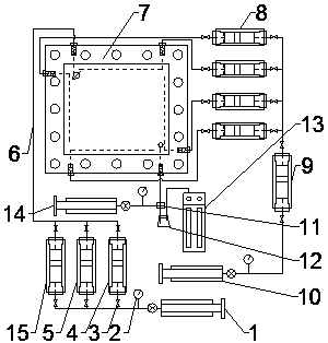 Adjustment and control injection-production experimental device and method for simulating fault block reservoirs