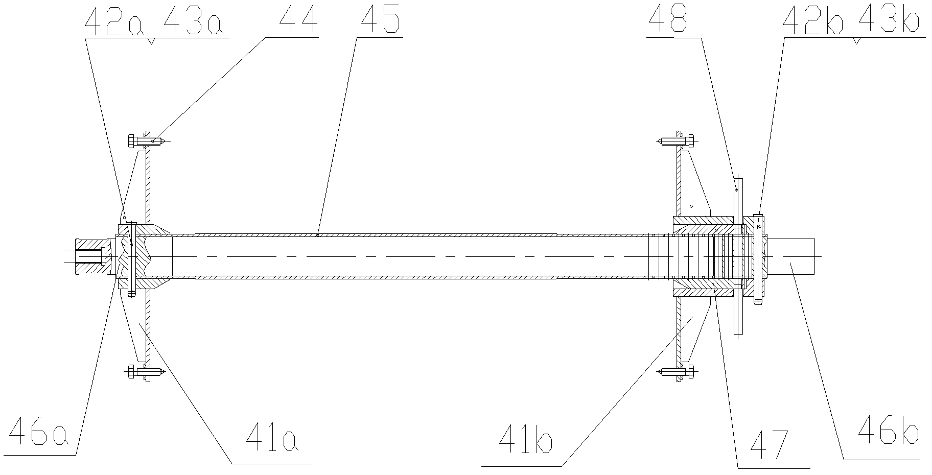 Steel wire rope pre-tightening device and tower crane with same