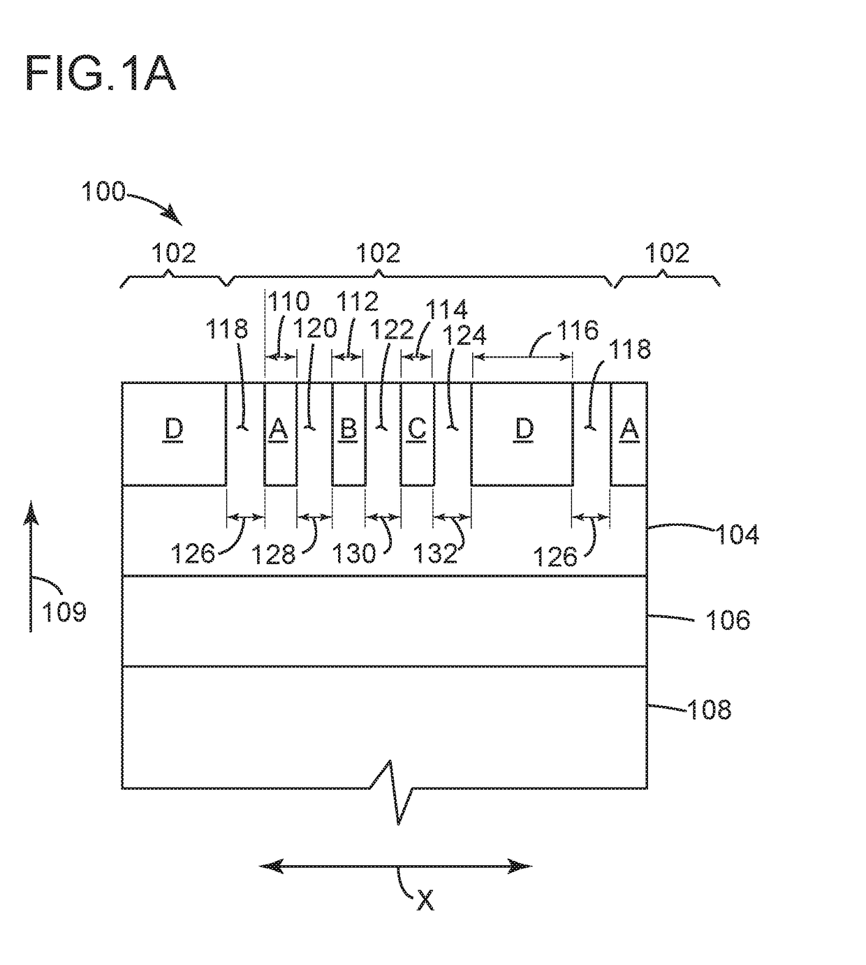 Interconnection lines having variable widths and partially self-aligned continuity cuts