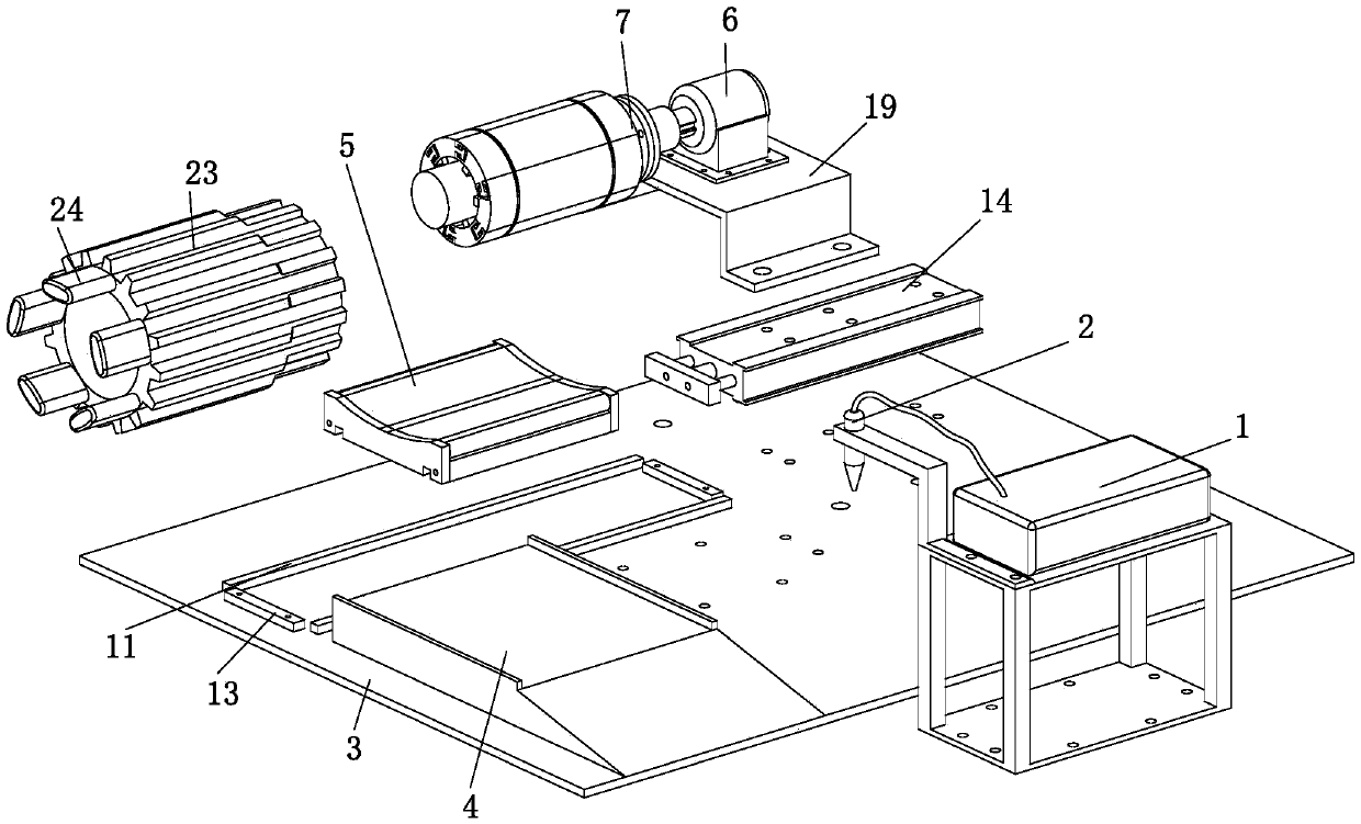 Automatic thermal cutting apparatus for riser of abrasion- resistant sleeve casting