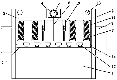 Height-adjustable hanger device for high school students