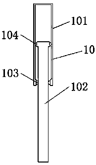 Height-adjustable hanger device for high school students