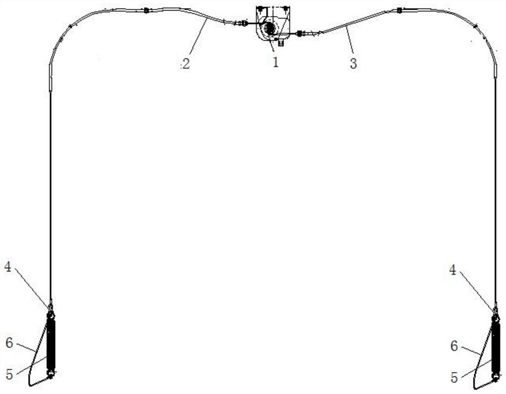 Quick tightening device for through channel