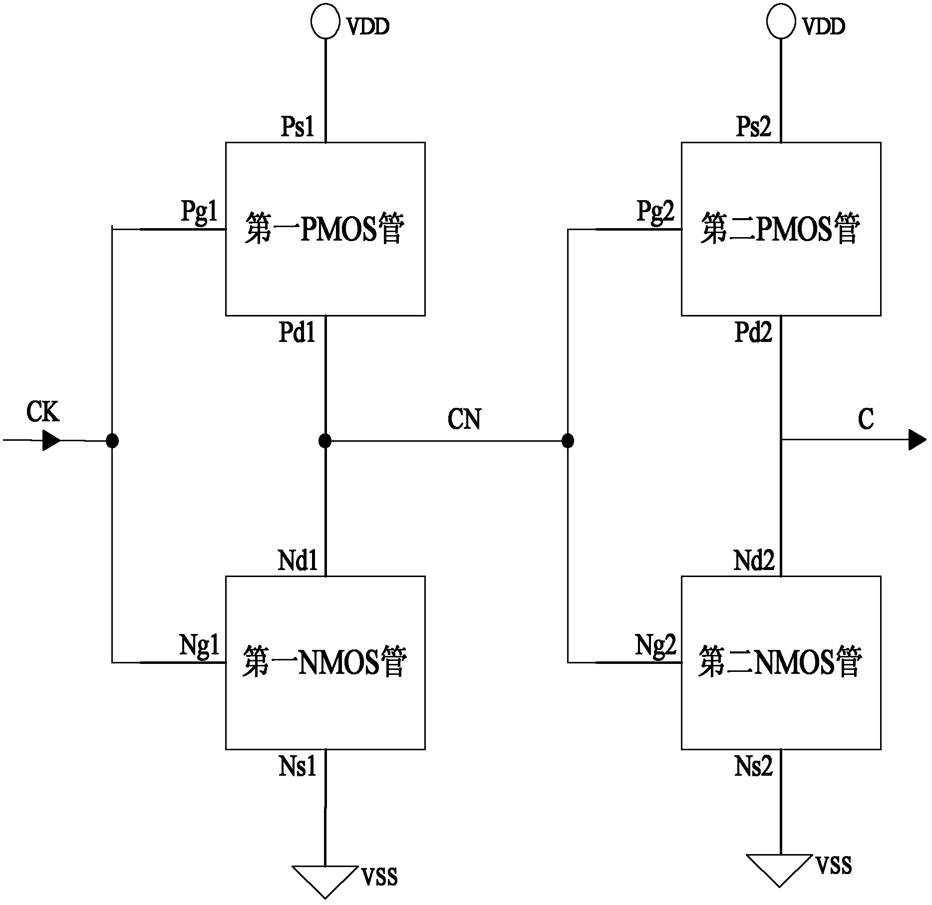 D trigger provided with scanning structure and resisting single event upset