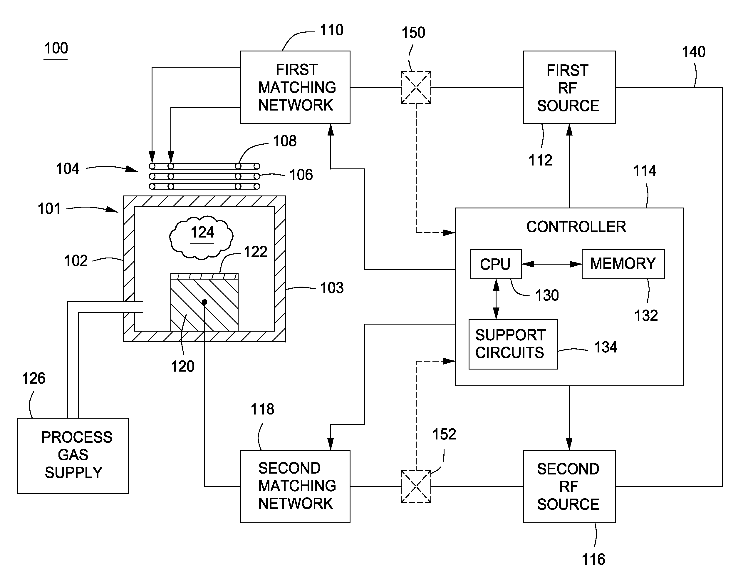 Method and apparatus for pulsed plasma processing using a time resolved tuning scheme for RF power delivery