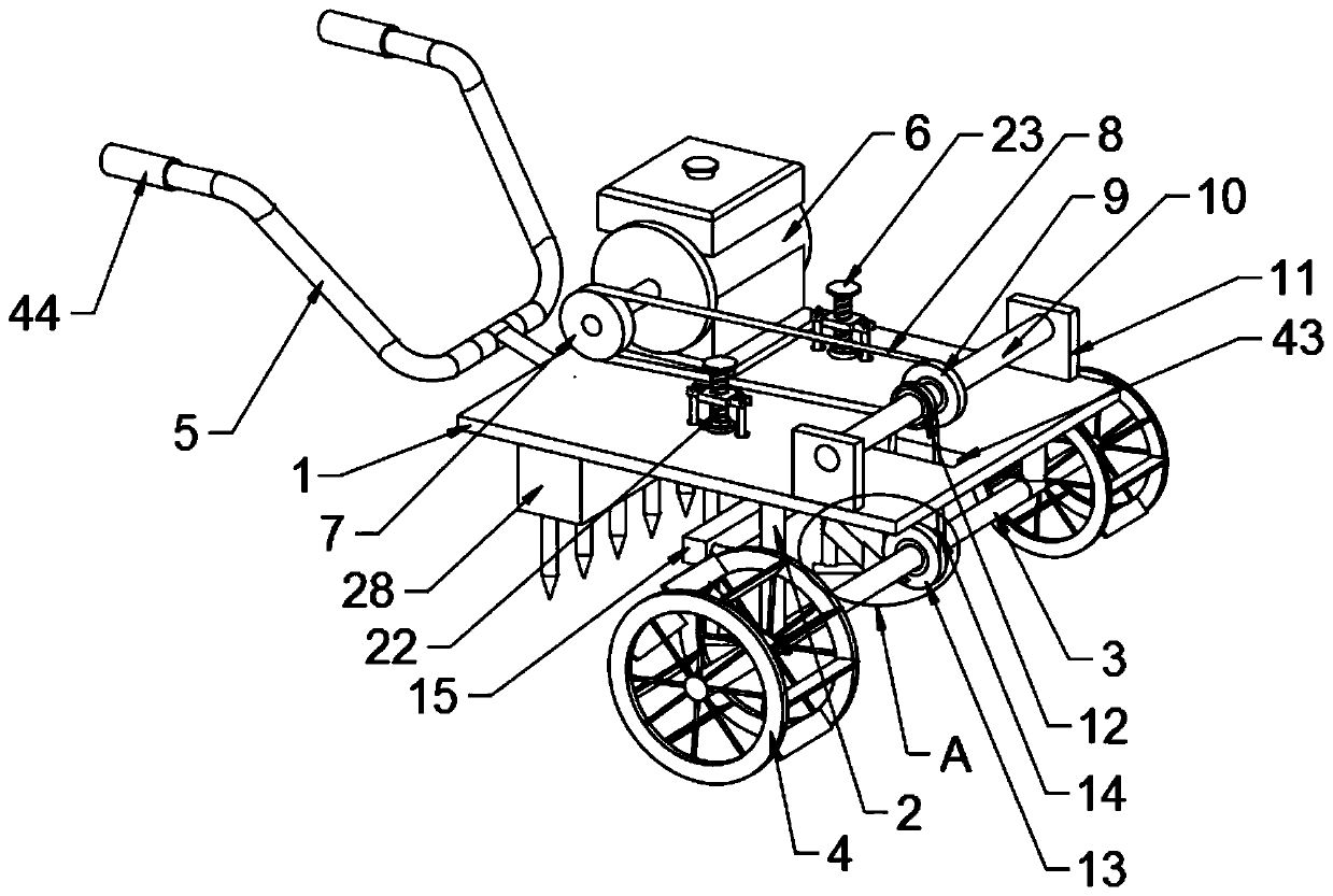 Soil overturning equipment for agriculture