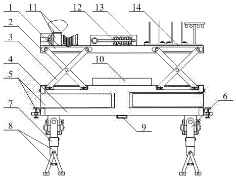 Multifunctional teaching robot matched practical training platform