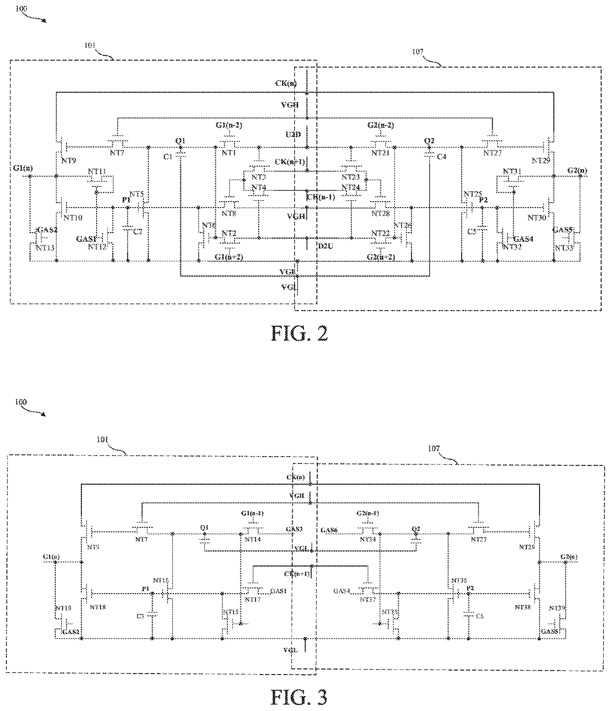 Gate driver on array device and display panel