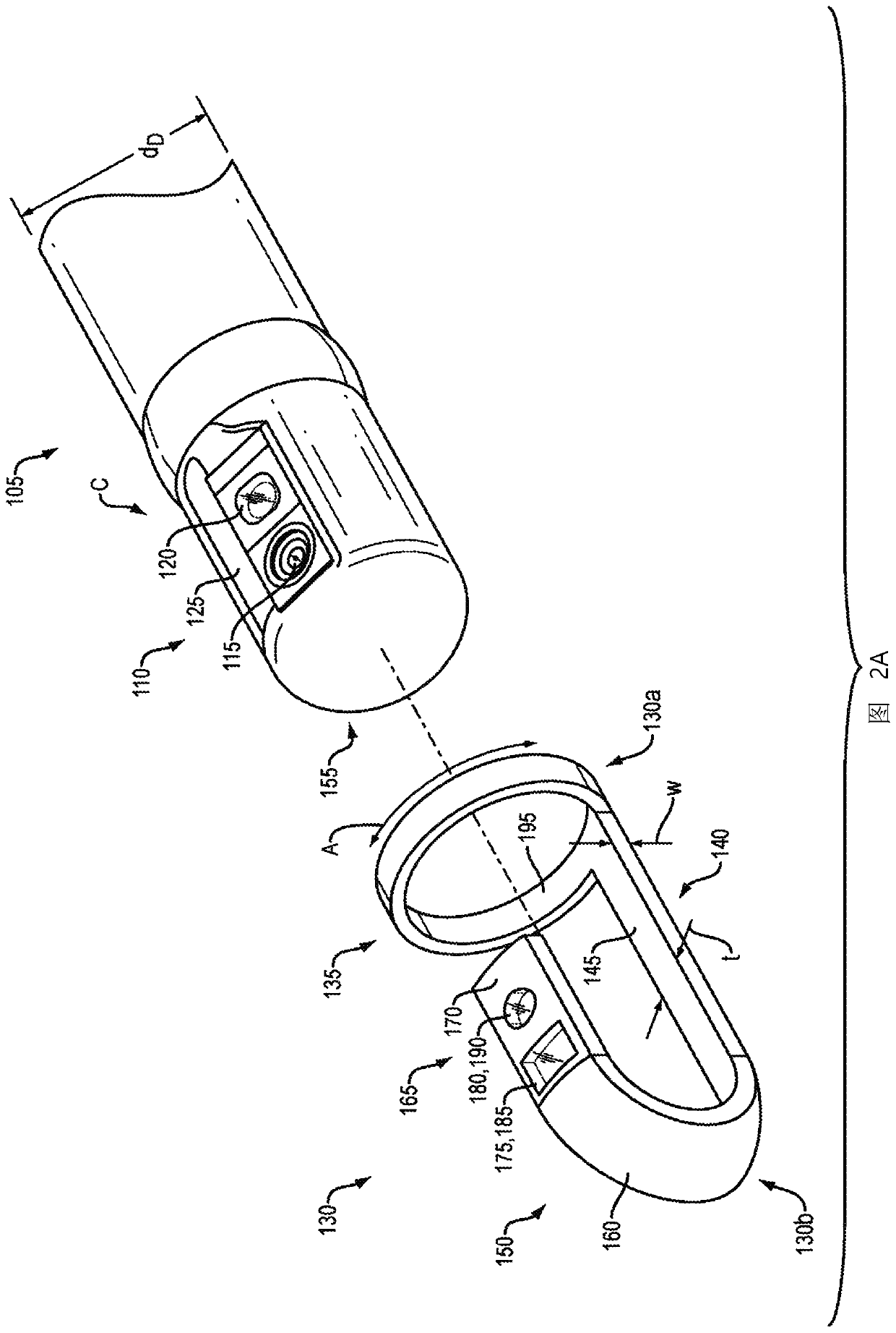 Fluorophore imaging devices, systems, and methods for an endoscopic procedure