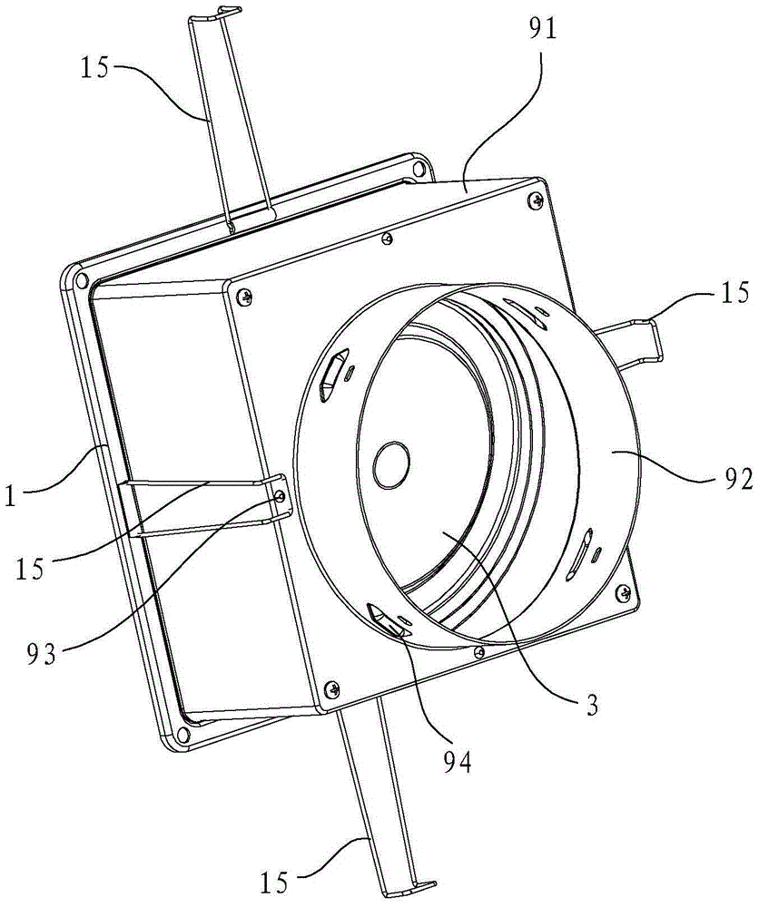 Flue fire damper for range hood