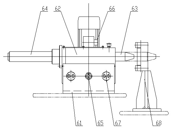 Suspension type skimbar putting device