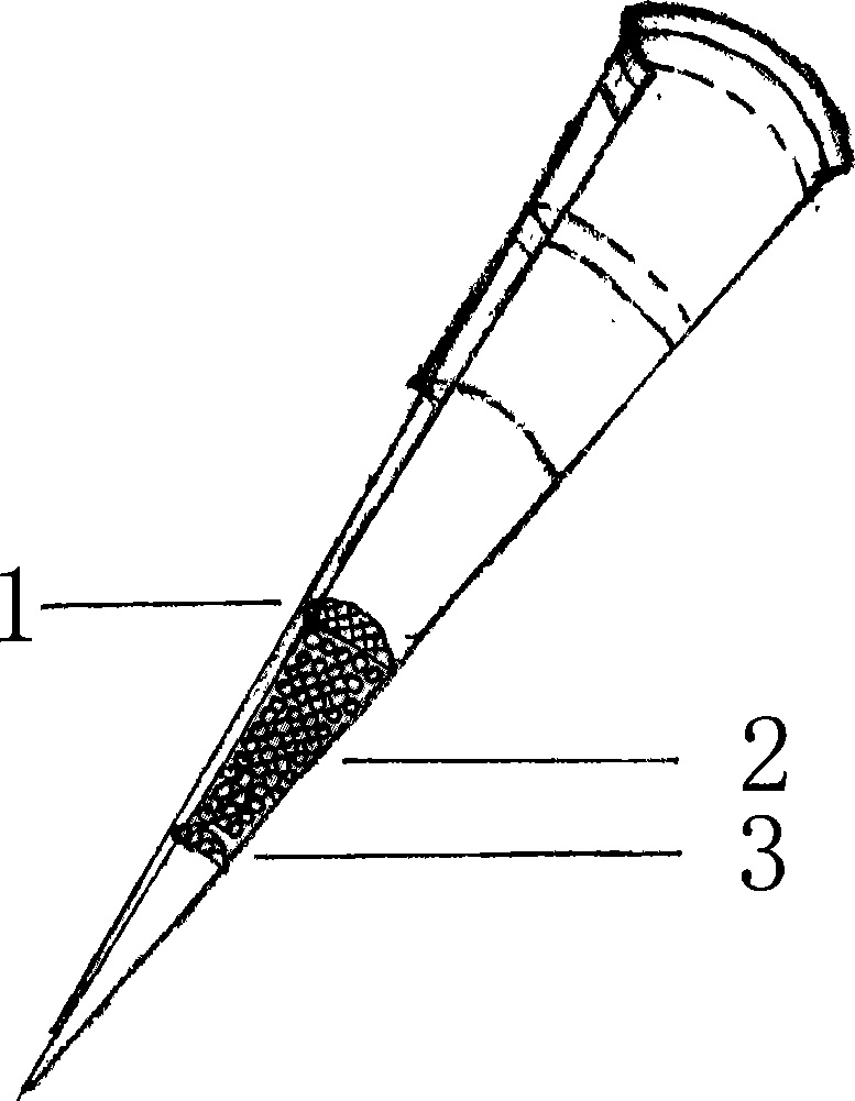 System for adsorbing, separating and detecting ultra-drop target protein