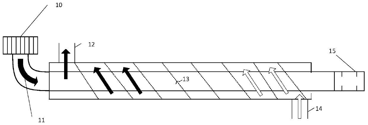 Device and method for driving injection type refrigerating system through automobile waste heat recovery