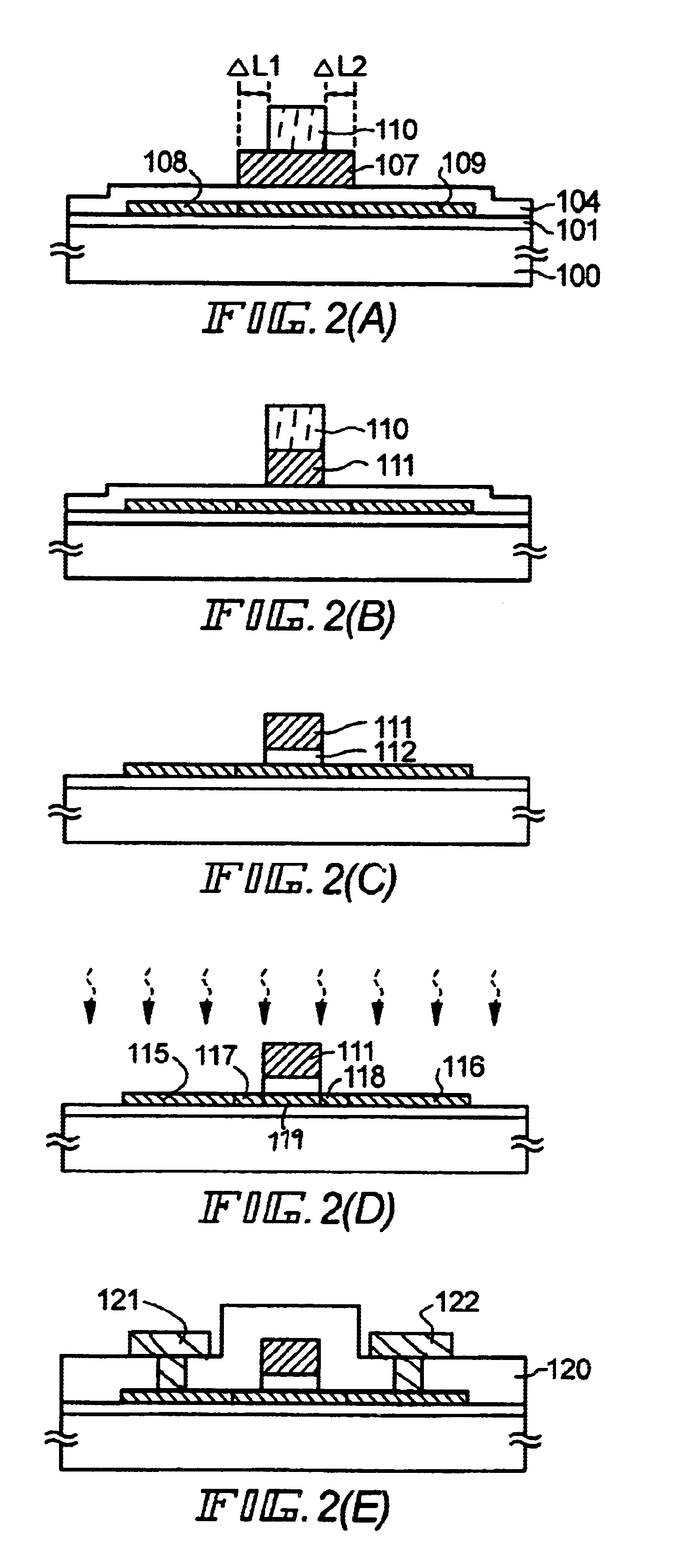 Thin film transistor formed on a resin substrate