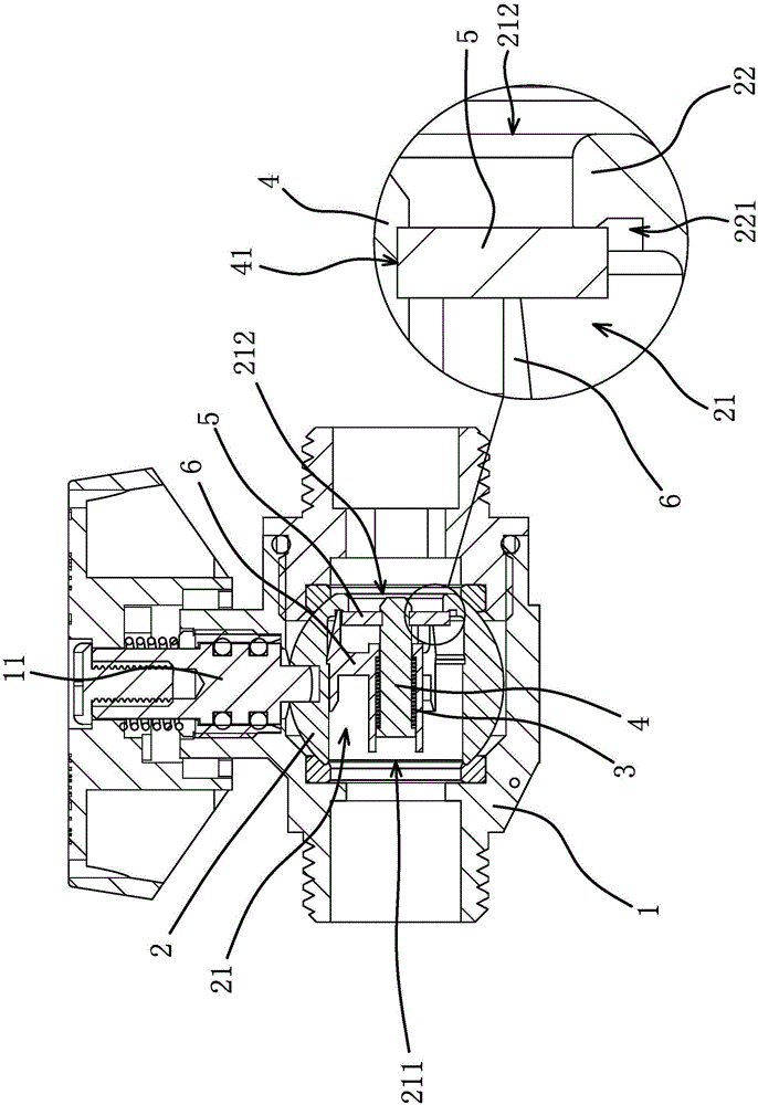 Gas leakage safety valve