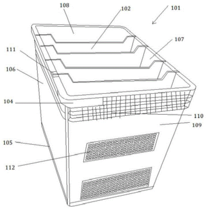 A kind of abalone nursery pond with water level adjustment device