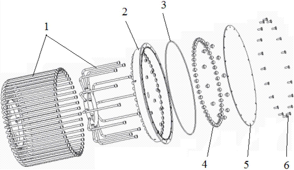 Efficient heat dissipation device based on array sprays