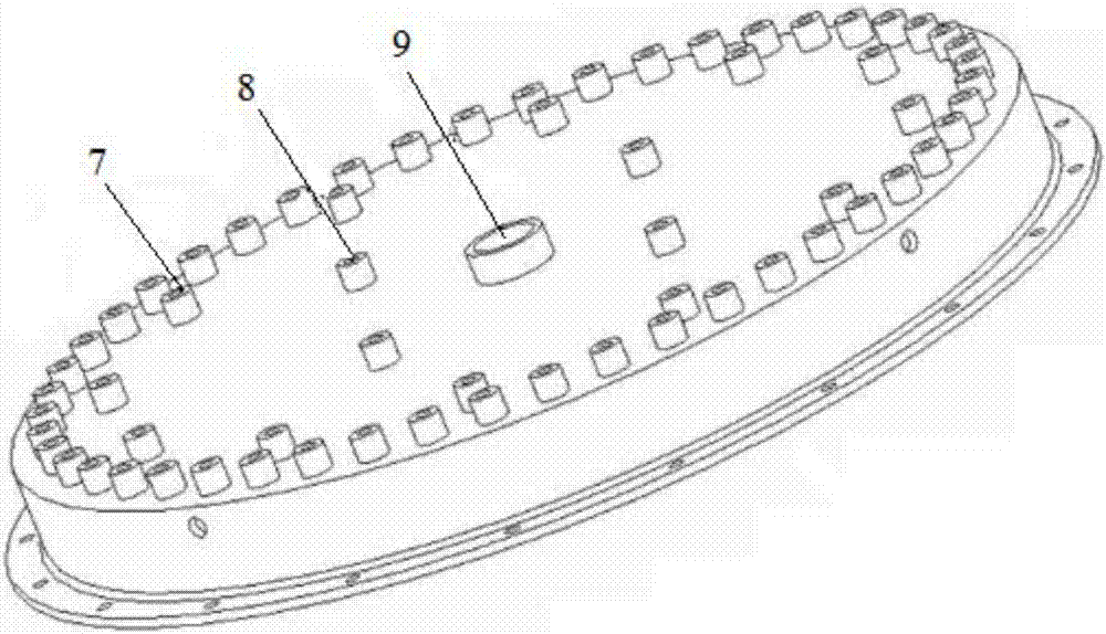 Efficient heat dissipation device based on array sprays