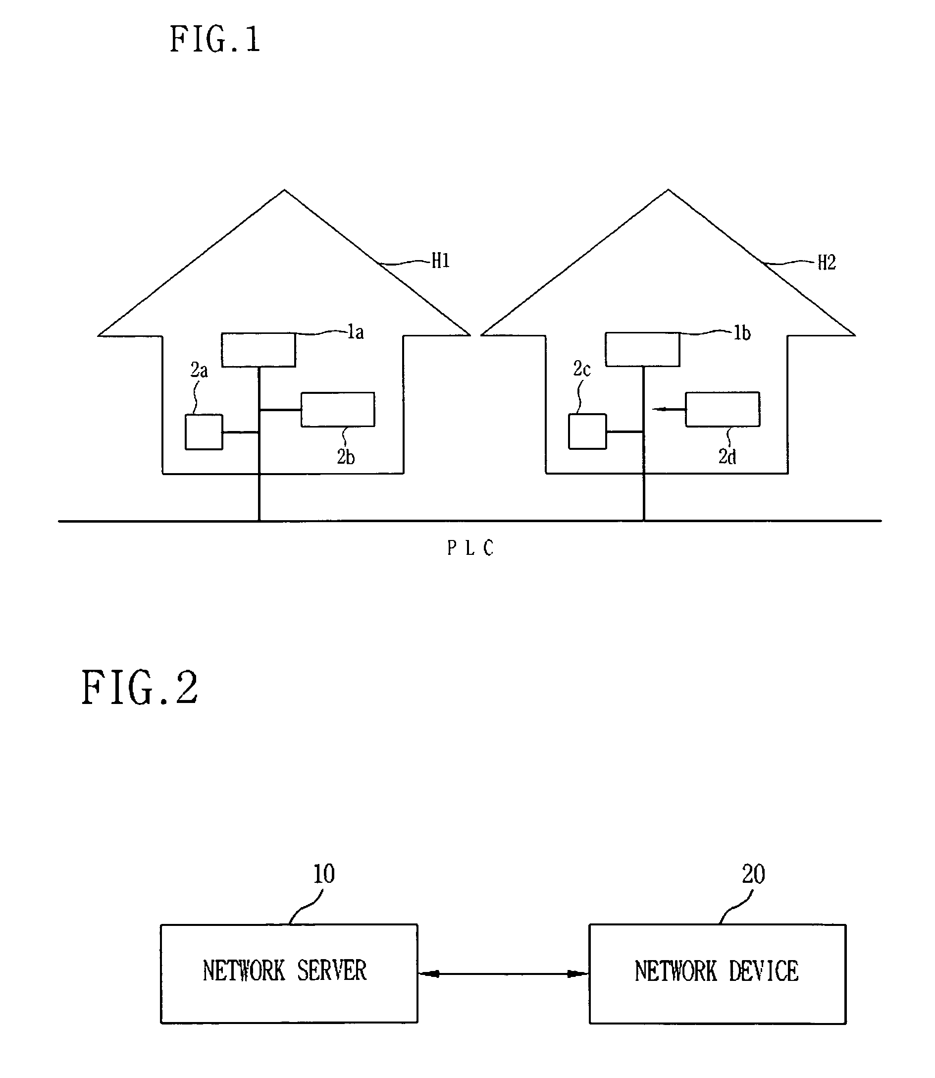 Home code setting method for home network system