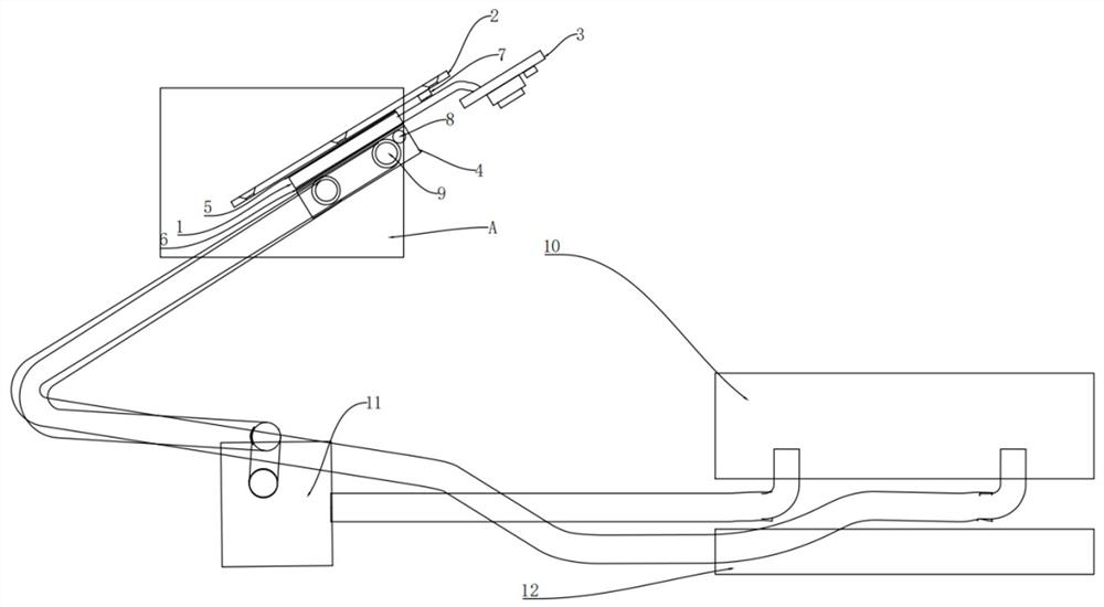 Temperature-adjustable refrigerating device and heat dissipation support of metal-body notebook computer