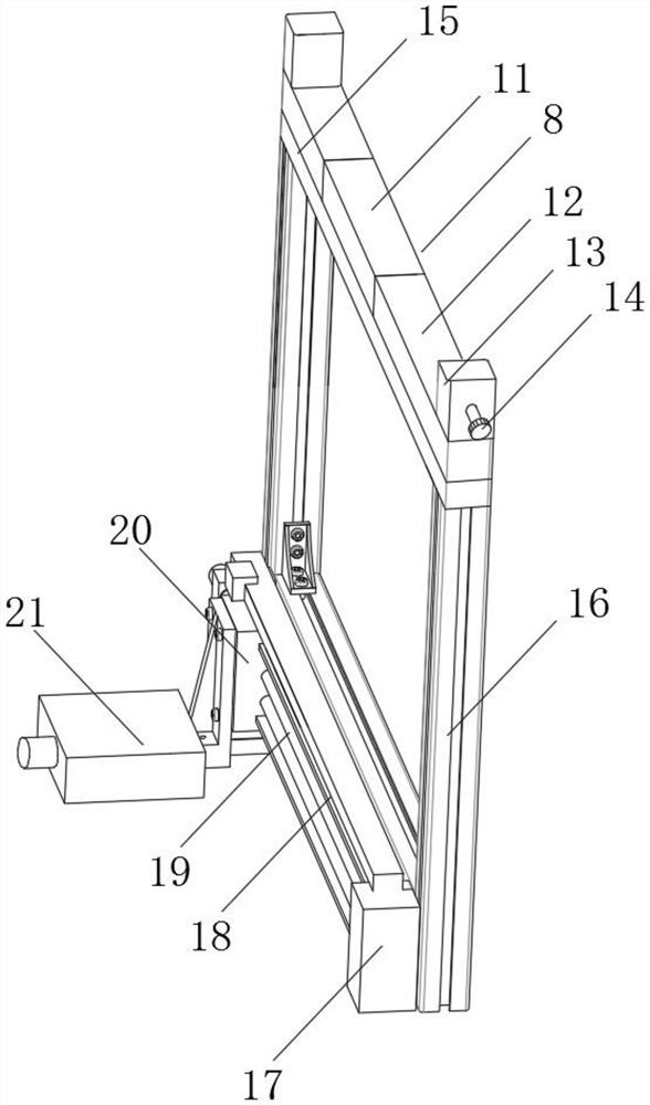 Water-saving dust suppression spraying device and working method for construction site