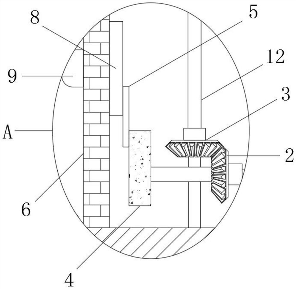 Efficient spraying device used for table and chair manufacturing and capable of automatically turning over to-be-sprayed parts