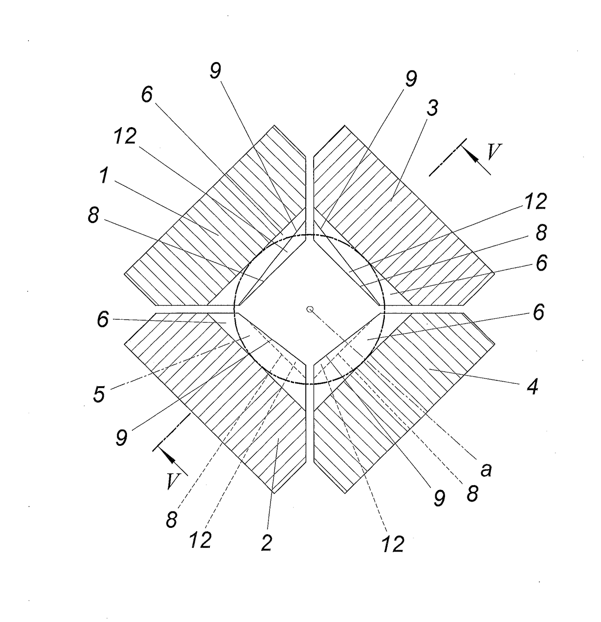 Method and device for forging a workpiece in bar form