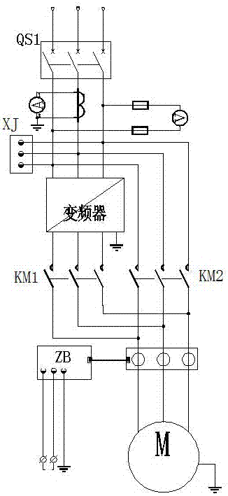 Control method for steplessly adjusting operation of high power water pump or fan