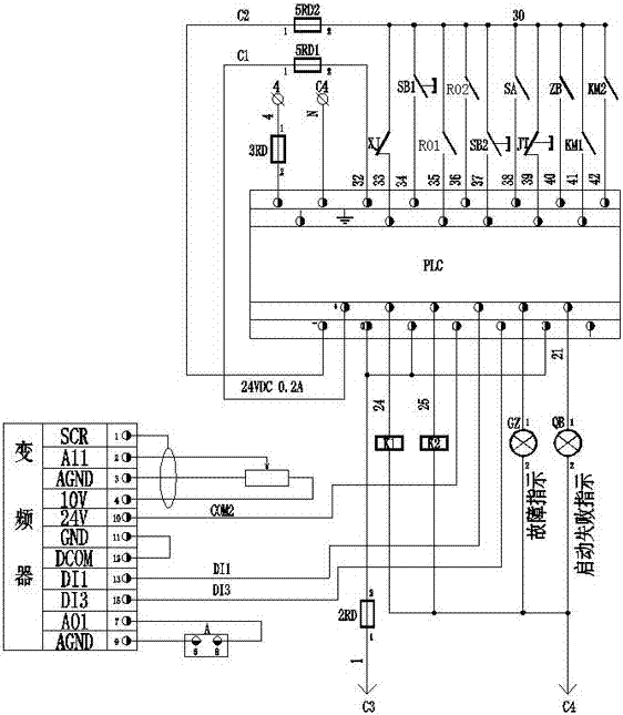 Control method for steplessly adjusting operation of high power water pump or fan