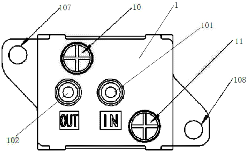 Two-way D-shaped electromagnetic valve and application method thereof