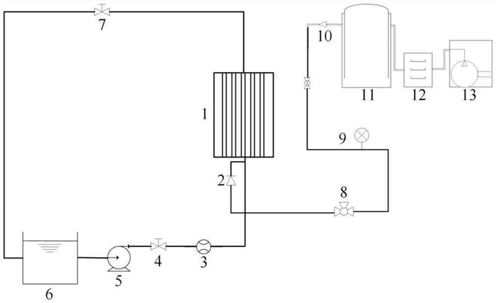 Fuel bundle two-phase flow fluid-solid coupling test loop