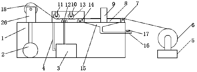 Clothing fabric drying device