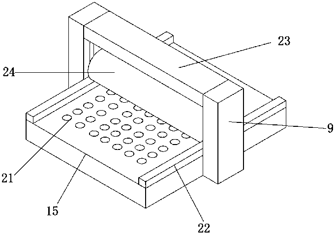 Clothing fabric drying device