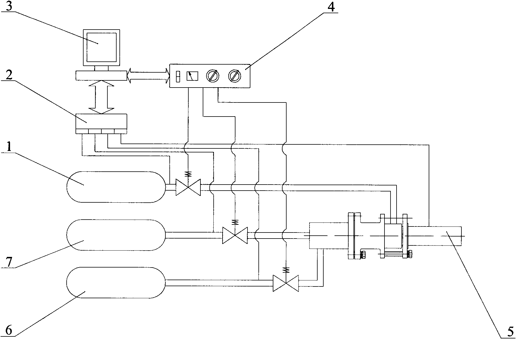 Cooling experiment system of supersonic speed air film